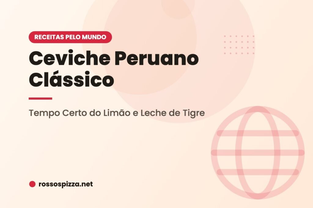 Ceviche Peruano Clássico
