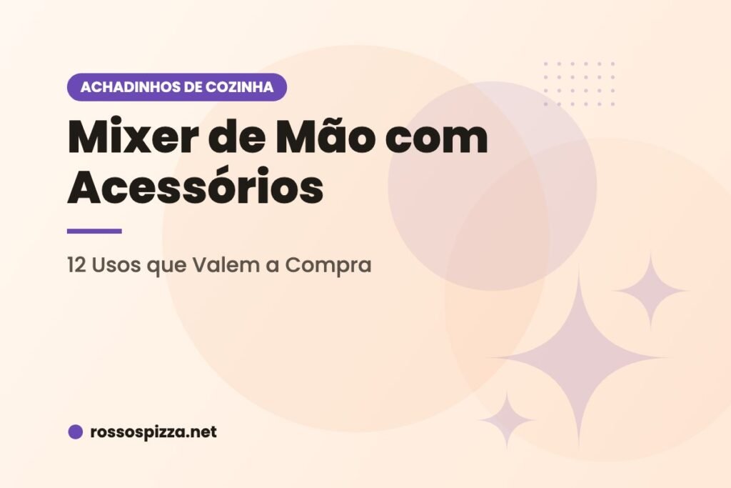 Mixer de Mão com Acessórios